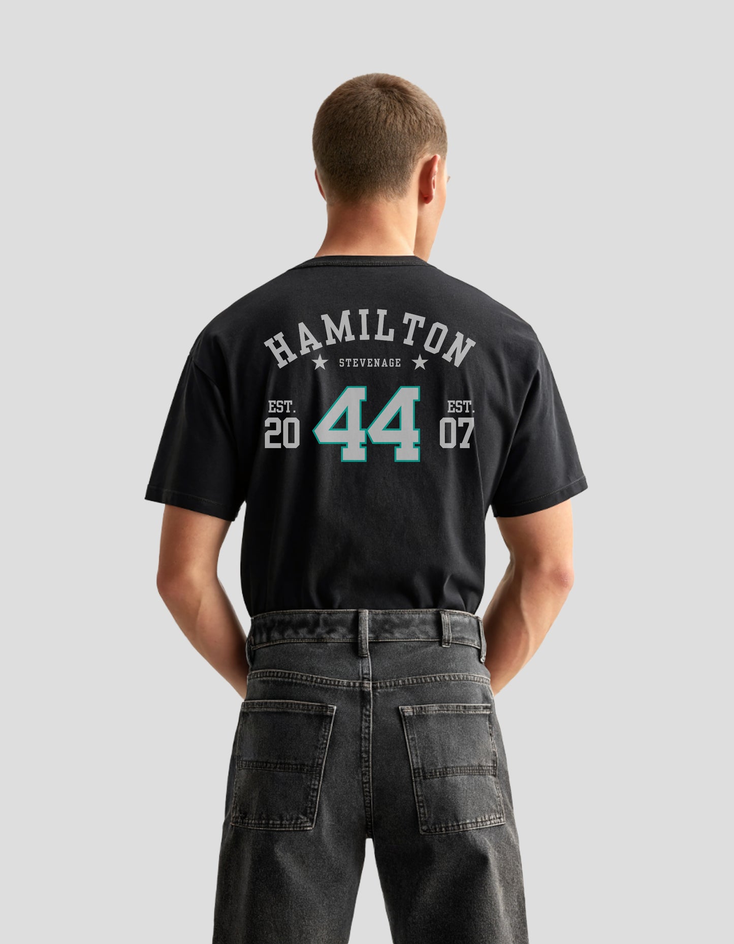 Lewis Hamilton F1 Jersey Style T-Shirt | Mercedes F1 AMG | Unisex