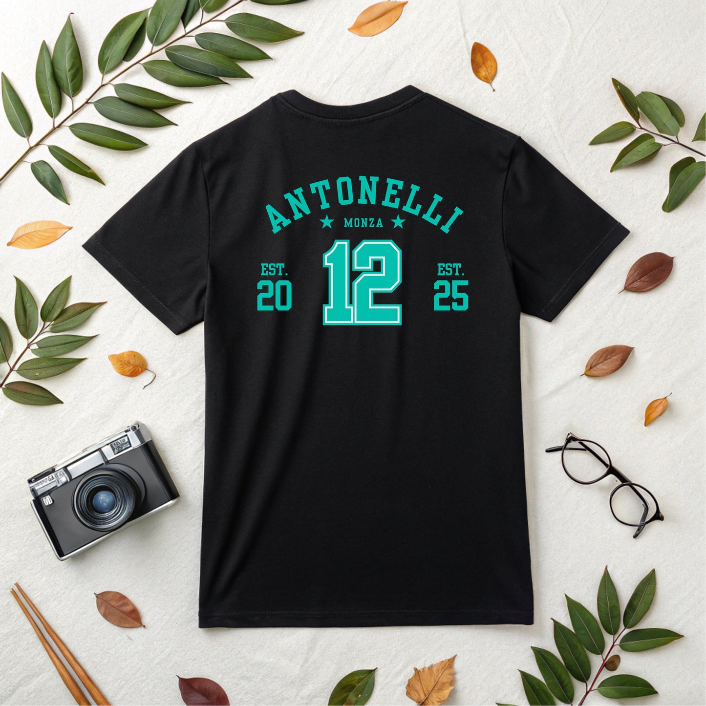 Kimi Antonelli F1 Jersey T-Shirt l Mercedes-AMG Petronas Shirt l Unisex