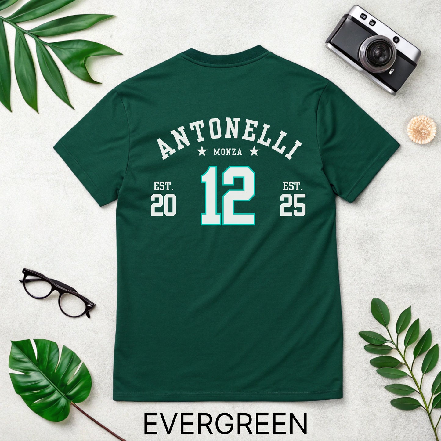 Kimi Antonelli F1 Jersey T-Shirt l Mercedes-AMG Petronas Shirt l Unisex