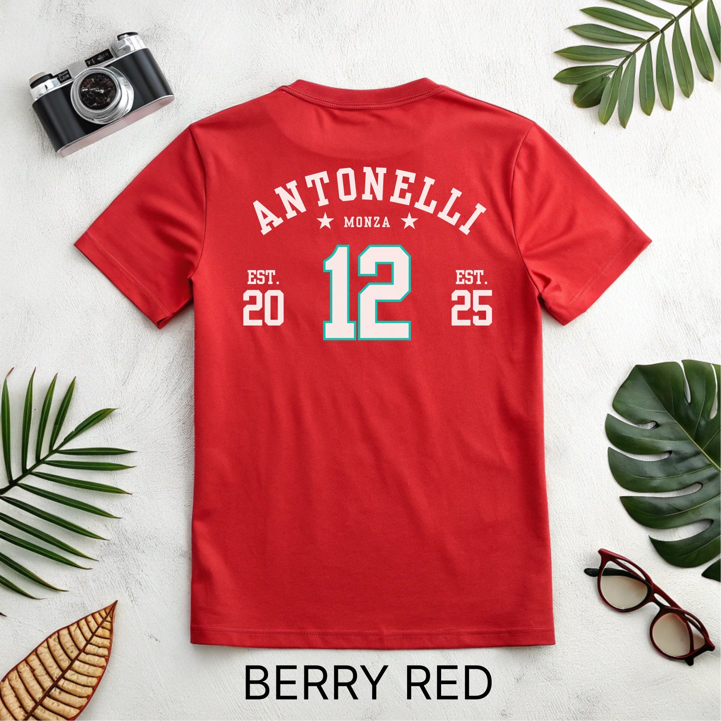 Kimi Antonelli F1 Jersey T-Shirt l Mercedes-AMG Petronas Shirt l Unisex