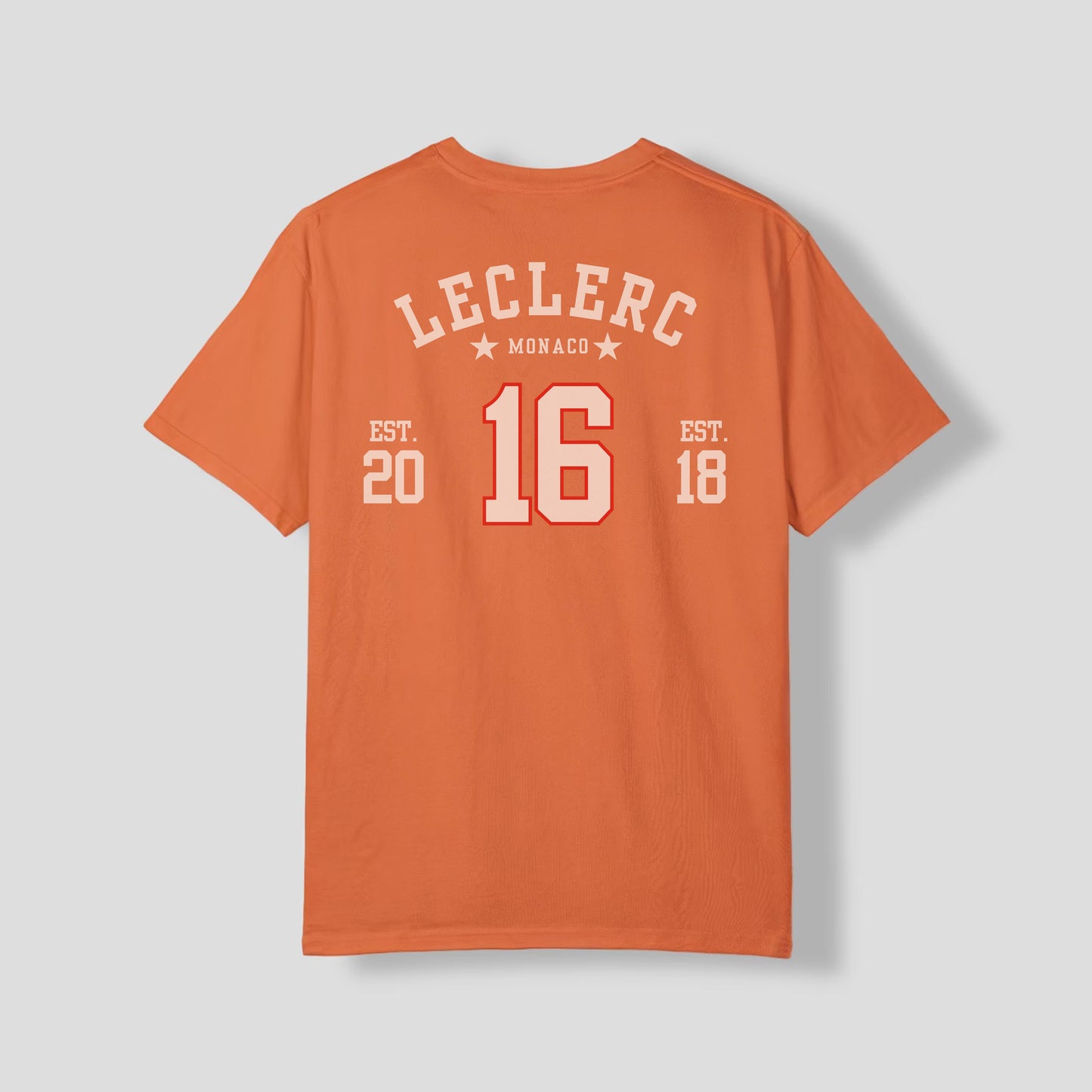 Charles Leclerc Jersey Style F1 T-Shirt, Scuderia Ferrari | Unisex