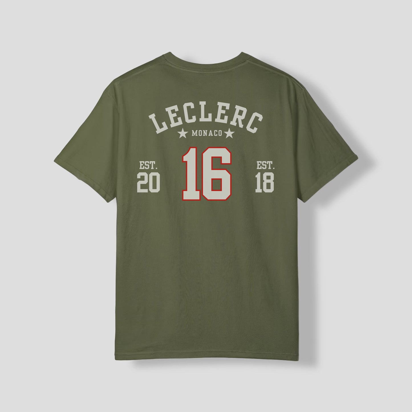 Charles Leclerc Jersey Style F1 T-Shirt, Scuderia Ferrari | Unisex