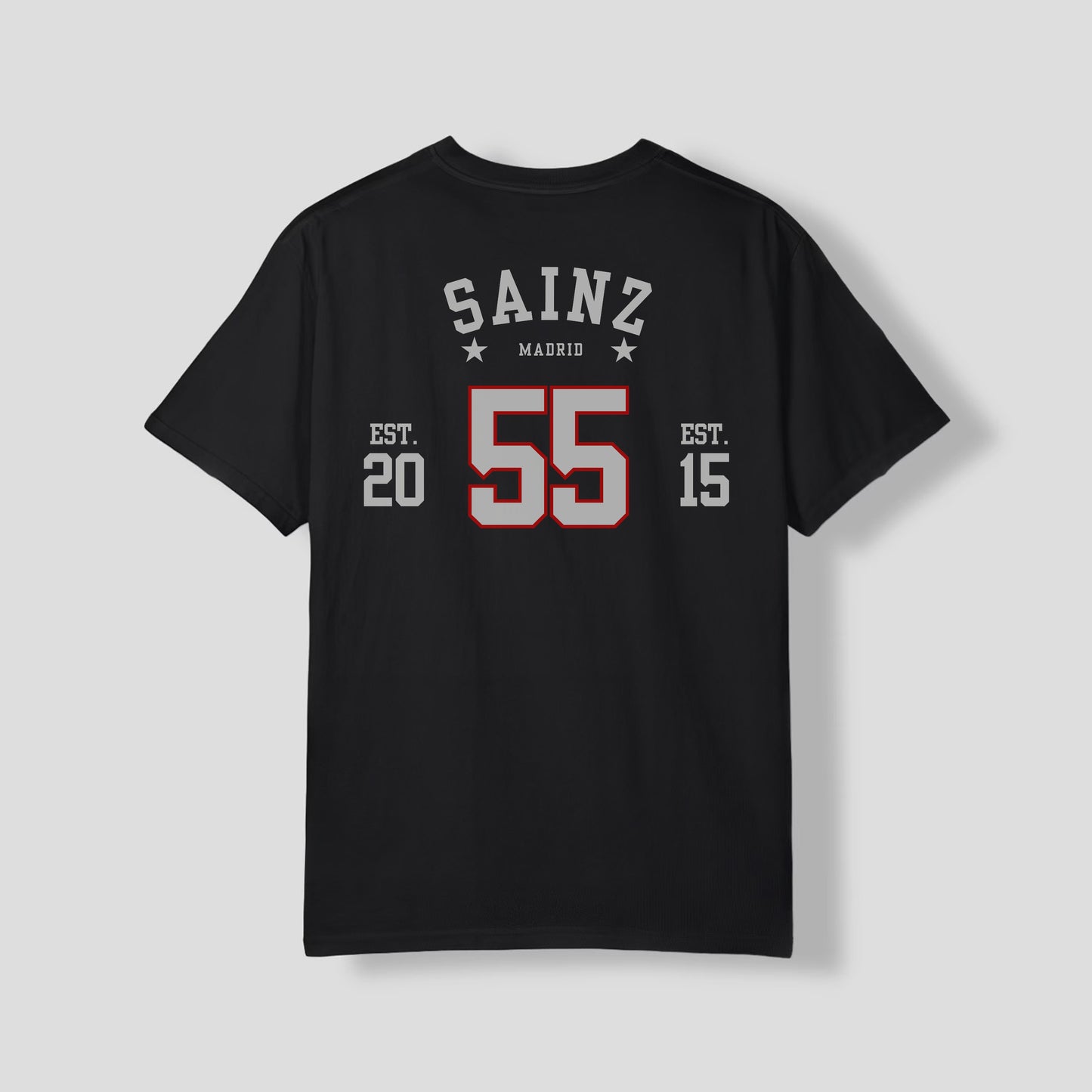 Carlos Sainz F1 Jersey Style T-Shirt, Scuderia Ferrari | Unisex