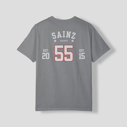 Carlos Sainz F1 Jersey Style T-Shirt, Scuderia Ferrari | Unisex