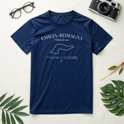 Emilia Romagna Grand Prix 2025 Premium T-Shirt | F1 Imola GP Fan Gift | Formula 1 Racing Tee | Motorsport Fans Wardrobe Essential