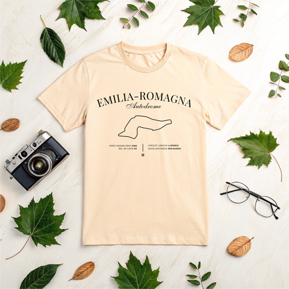Emilia Romagna Grand Prix 2025 Premium T-Shirt | F1 Imola GP Fan Gift | Formula 1 Racing Tee | Motorsport Fans Wardrobe Essential