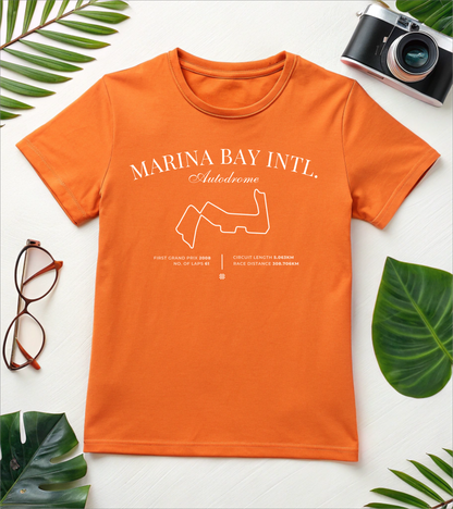 Singapore Grand Prix T-Shirt | Marina Bay Formula 1 Racing Top l Unisex