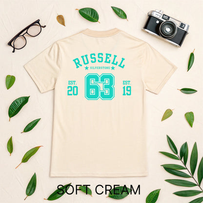 George Russell F1 Jersey T-Shirt, Mercedes-AMG Petronas Shirt l Unisex