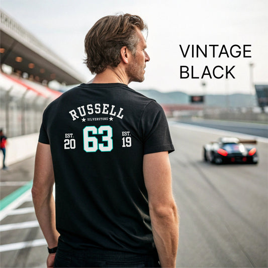 George Russell F1 Jersey T-Shirt, Mercedes-AMG Petronas Shirt l Unisex