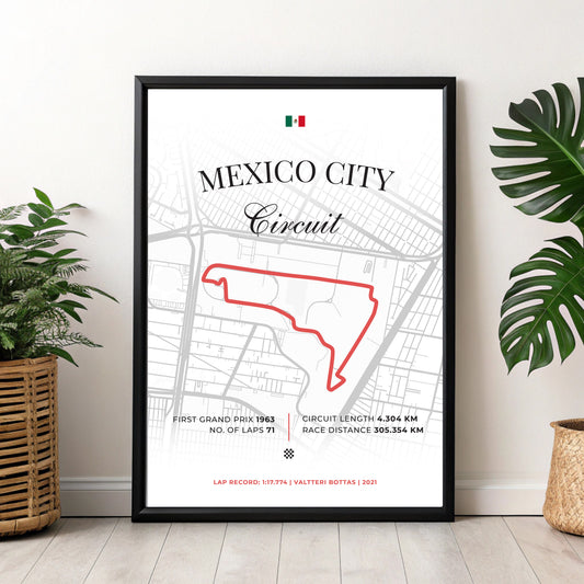 Mexico City Grand Prix Poster | Museum-Quality Matte Paper