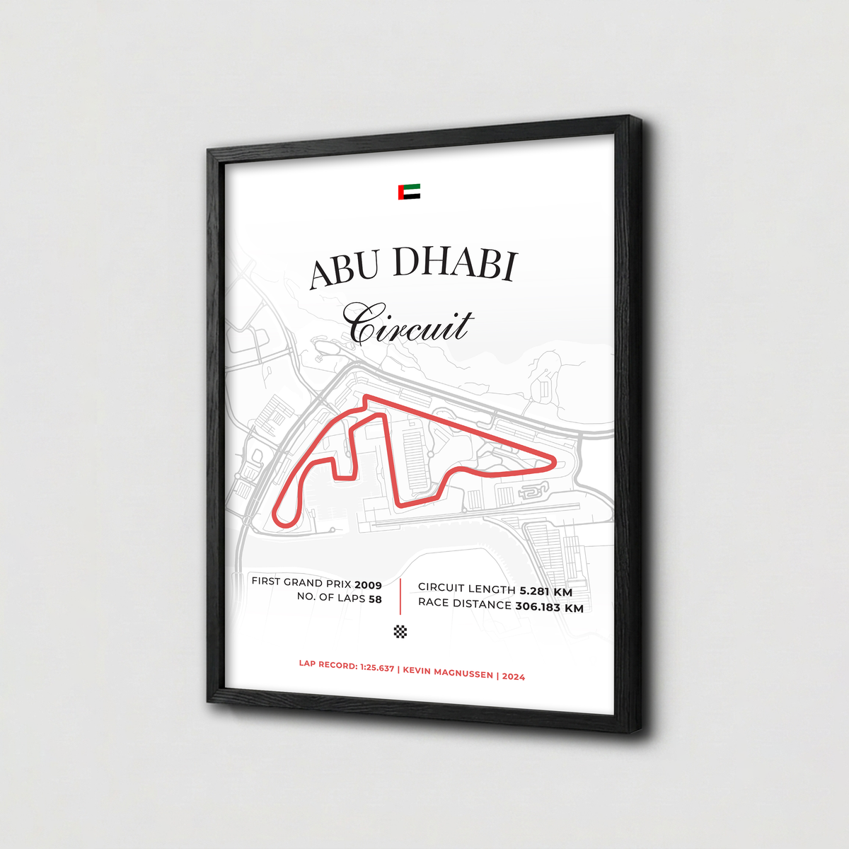 Abu Dhabi Grand Prix Poster | Museum-Quality Matte Paper