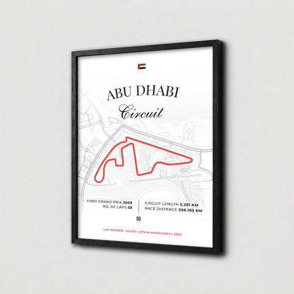 Abu Dhabi Grand Prix Poster | Museum-Quality Matte Paper